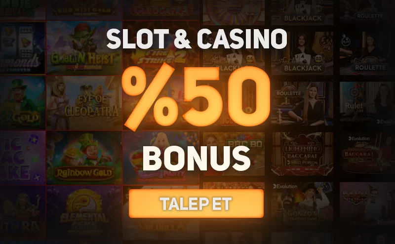 %50 Slot ve %50 Canlı Casino